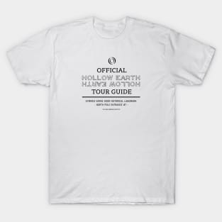 Hollow Earth Tour Guide (Black Logo) T-Shirt